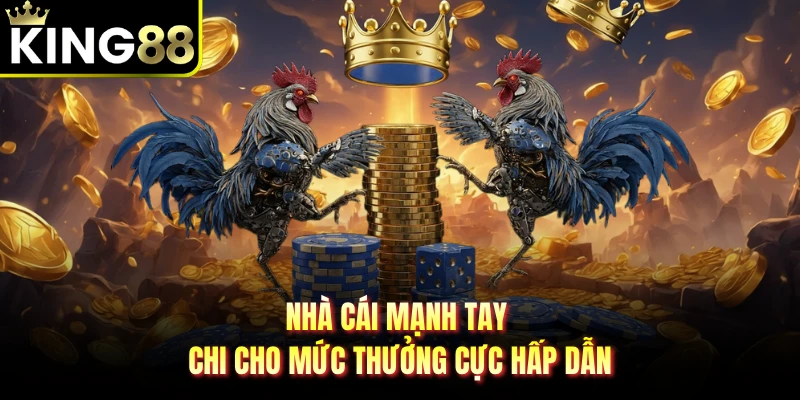 Nhà cái mạnh tay chi cho mức thưởng cực hấp dẫn