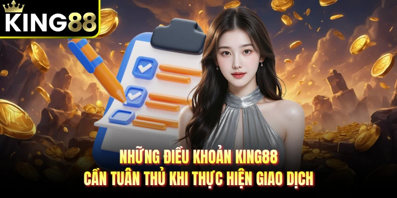 Những điều khoản KING88 cần tuân thủ khi thực hiện giao dịch